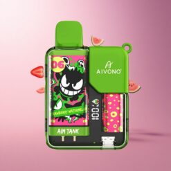 Aivono Aim Tank 9500 Puffs Fresa Sandía 18ml 650mAh 5% Nicotina