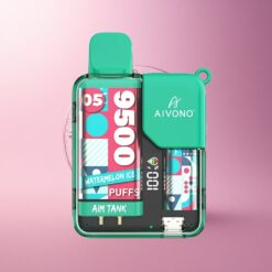 Aivono Aim Tank 9500 Puffs Sandía Hielo 650mAh 5% Nicotina