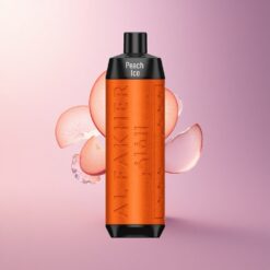 Al Fakher Crown Bar 8000 Crystal Melocotón Hielo 600mAh 5mg Nicotina