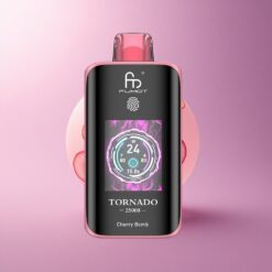 Fumot Tornado 25000 Puffs Bomba Cereza HD Pantalla 700mAh 20ml