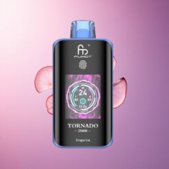Fumot Tornado 25000 Puffs Hielo de Uva con Pantalla HD y 700mAh