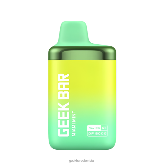 Geek Bar Colombia - Geek Bar vaporizador desechable df8000 J2T62181 menta de miami