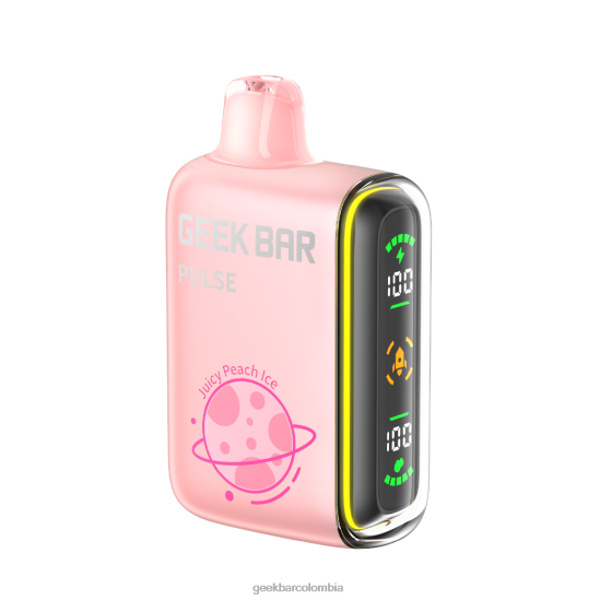 Geek Bar Colombia - Geek Bar Pulse vaporizador desechable 15k J2T6251 jugoso hielo de durazno