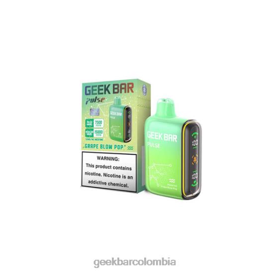 Geek Bar Discount - Geek Bar Pulse desechable J2T629 pop de golpe de uva