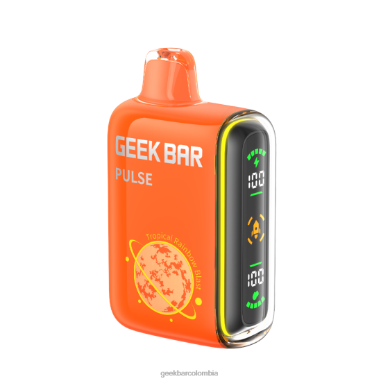 Geek Bar Sabores - Geek Bar Pulse vaporizador desechable 15k J2T6265 explosión del arco iris tropical