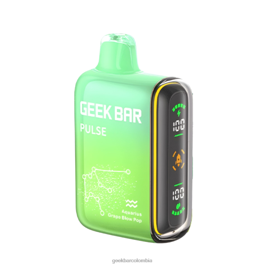 Geek Bar Vape - Geek Bar Pulse vaporizador desechable 15k J2T6242 pop de golpe de uva de acuario