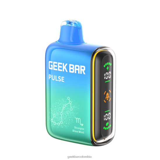 Geek Vape Precio Colombia - Geek Bar Pulse vaporizador desechable 15k J2T6260 escorpio azul menta